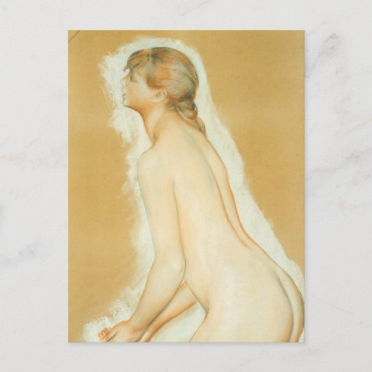 ピエール・ルノアールによる「ラージバザーズ」の勉強 ポストカード (正面)