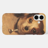 ピエール・ルノアールの犬の頭ヴィンテージファインアート Case-Mate iPhoneケース (裏面 (横))