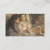 ピエール・ルノアール・カイロボッテの子どものポートレート 名刺 (裏面)