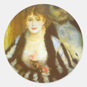 ピエール・ルノワールによる劇場の包厥(テアトル・ボックス)、ヴィンテージ ファインアート ラウンドシール