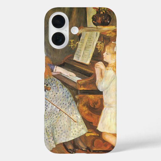 ピエール・ルノワールによる『カチュール・メンデスの娘たち』 Case-Mate iPhoneケース (裏面)