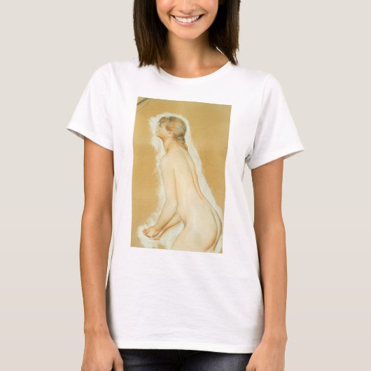 ピエール・ルノワールによる「大浴女の習作」 Tシャツ (正面)