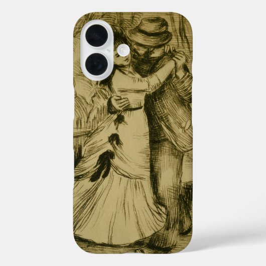 ピエール・ルノワールによる「田舎の踊り」 Case-Mate iPhoneケース (裏面)
