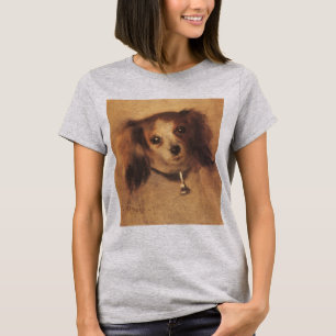 ピエール・ルノワールの犬の頭部、ヴィンテージ ファインアート Tシャツ