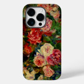 ピエール・ルノワールの絵画、バラ Case-Mate iPhoneケース (裏面)