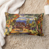 ピエール・ルノワールの『エスタック』、ヴィンテージ印象派 ランバークッション (ブランケット)
