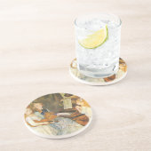 ピエール・ルノワールの『カチュール・メンデスの娘たち』 コースター (側面)