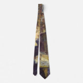 ピエール・ルノワールの「カフェ」- ヴィンテージ印象派 ネクタイ (裏面)