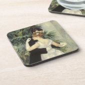 ピエール・ルノワールの「シティ・ダンス」 ヴィンテージ ファインアート コースター (左側)