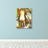 ピエール・ルノワールの「劇場のボックス」ヴィンテージ ファインアート キャンバスプリント (インサイチュ (ウッドフロア))