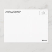 ピエール・レノワールによるカイボット子供の肖像 ポストカード (裏面)