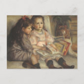 ピエール・レノワールによるカイボット子供の肖像 ポストカード (正面)