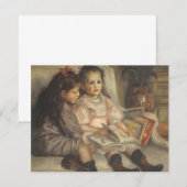 ピエール・レノワールによるカイボット家の子供たちの肖像 (正面/裏面)