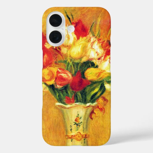ピエール・レノワールによるチューリップ、ヴィンテージ印象派アート Case-Mate iPhoneケース (裏面)
