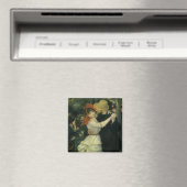 ピエール・レノワールによる「ブギバルのダンス」ヴィンテージアート マグネット (インサイチュ (食洗機))