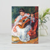 ピエール・レノワールの『ギターを弾く女』 (スタンド正面)