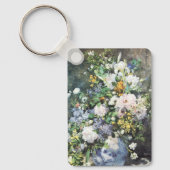 ピエール・レノワールの『春の花束』、ヴィンテージの花 キーホルダー (正面)