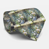 ピエール・レノワールの『春の花束』、ヴィンテージの花 ネクタイ (ロール)