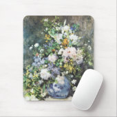 ピエール・レノワールの『春の花束』、ヴィンテージの花 マウスパッド (マウス)