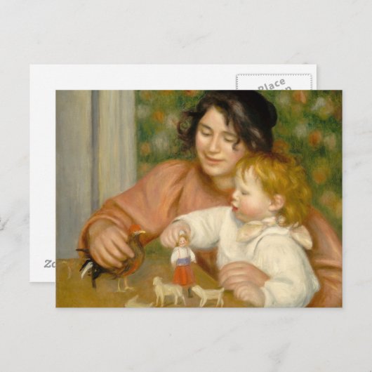 ピエールAルノアール |おもちゃのお子様 ポストカード (正面/裏面)