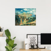 ピエールAルノアール |アルゼンテウイルのセーヌ川岸 ポスター (ホームオフィス)