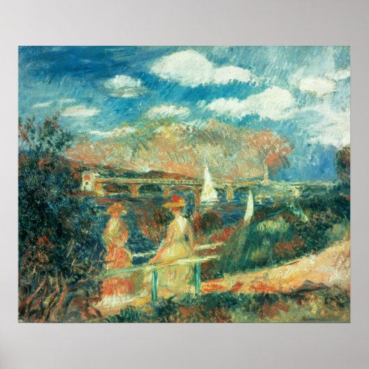 ピエールAルノアール |アルゼンテウイルのセーヌ川岸 ポスター (正面)
