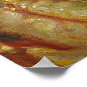 ピエールAルノアール |ギタスペインのー付き若い女性 ポスター (角)