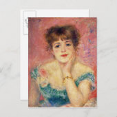 ピエールAルノアール |ジャンヌ・サマリポートレート ポストカード (正面/裏面)