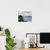 ピエールAルノアール |セーヌ川の荷船 ポスター (ホームオフィス)