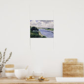 ピエールAルノアール |セーヌ川の荷船 ポスター (キッチン)