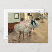 ピエールAルノアール |ダンスレッスン ポストカード (正面/裏面)