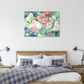 ピエールAルノアール |バラ2 キャンバスプリント (インサイチュ (寝室))