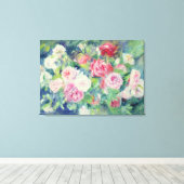 ピエールAルノアール |バラ2 キャンバスプリント (インサイチュ (ウッドフロア))