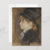 ピエールAルノアール |マーゴポートレート ポストカード (正面/裏面)