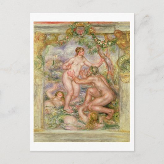 ピエールAルノアール |ローネに流れ込むソーン ポストカード (正面)