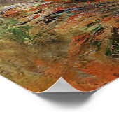 ピエールAルノアール |小さな女の子運の花 ポスター (角)