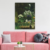 ピエールAルノアール |温室の花 キャンバスプリント (インサイチュ (リビング))