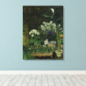 ピエールAルノアール |温室の花 キャンバスプリント (インサイチュ (ウッドフロア))