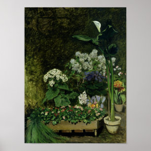 ピエールAルノアール 温室の花 ポスター