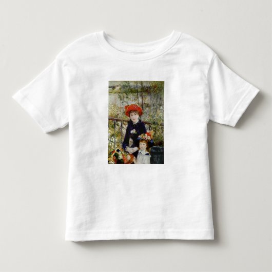 ピエールAルノアール | 2人の姉妹、またはテラス トドラーTシャツ (正面)