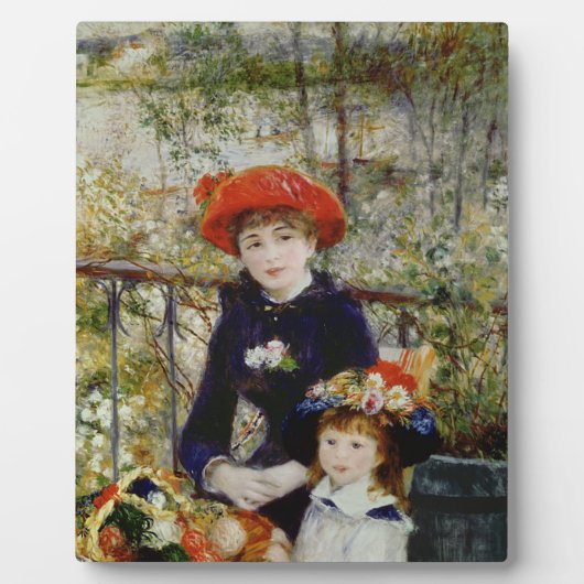 ピエールAルノアール | 2人の姉妹、またはテラス フォトプラーク (正面)