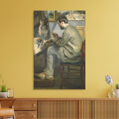 ピエールAルノアール | Frederic Bazille at his Easel キャンバスプリント (インサイチュ (リビング))