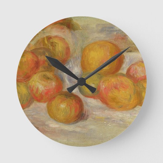 ピエールAルノアール | Still Life with Apple ラウンド壁時計 (正面)