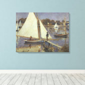 ピエールAルノアール | The Seine at Argenteuil キャンバスプリント (インサイチュ (ウッドフロア))