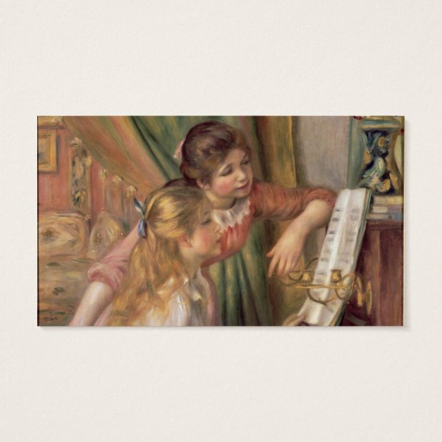 ピエールAルノアール | Young Girls at the Piano (裏面)