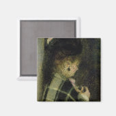 ピエールAルノアール | Young Woman with a Small Veil マグネット (正面/裏面)