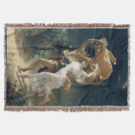 ピエールAugusteの折畳み式ベッドによる嵐 スローブランケット