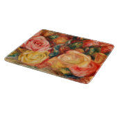 ピエールAugusteルノアール著バラ カッティングボード (角)