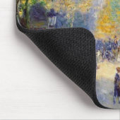 ピエールAugusteルノアール-パリのBoulivards マウスパッド (コーナー)