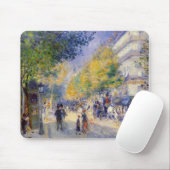 ピエールAugusteルノアール-パリのBoulivards マウスパッド (マウス)